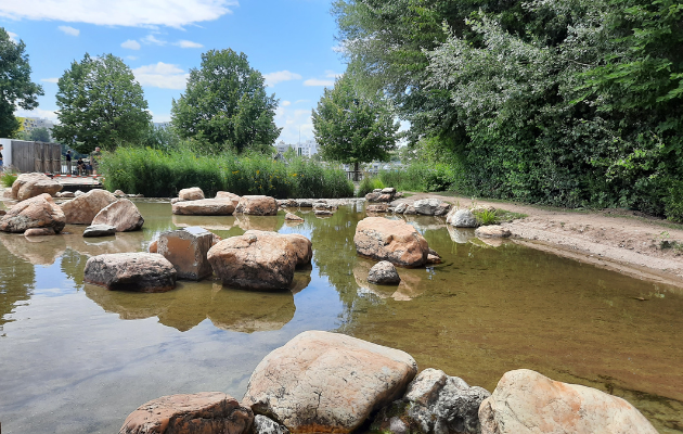 Ausflugstipp Wasserspielplatz Donauinsel Babymamas