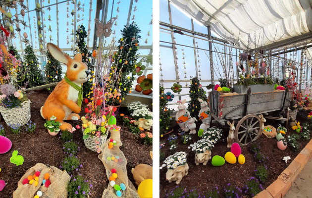 Ausflugsziel Ostermarkt Blumengaerten Hirschstetten Wien