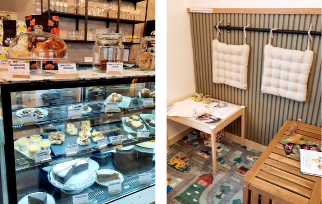 Mamas Cafe Spielecke Vitrine InnereStadt Wien