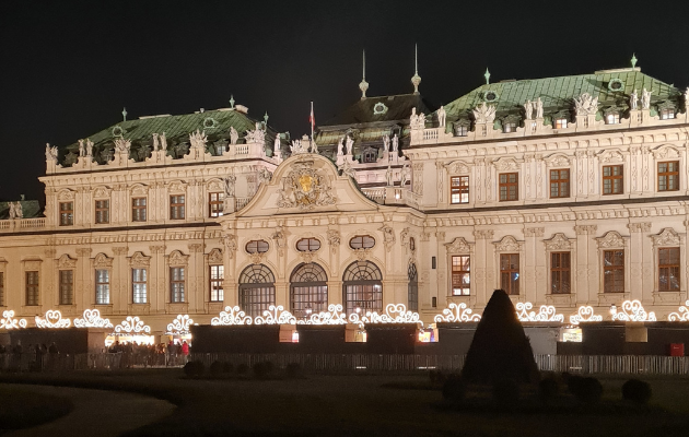 Weihnachtsdorf Belvedere Babymamas Wien