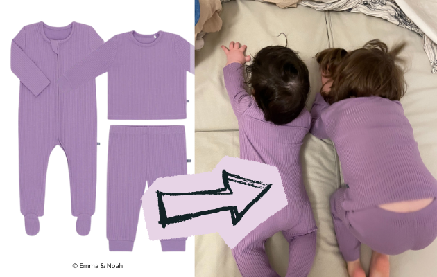 Produkttest Emma und Noah Schlafanzug mit Fuessen