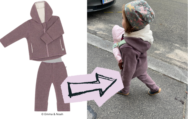 Produkttest Emma und Noah Wollwalk zweiteilig