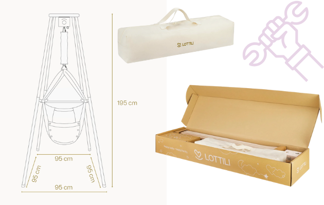 Testbericht Lottili Federwiege Aufbau