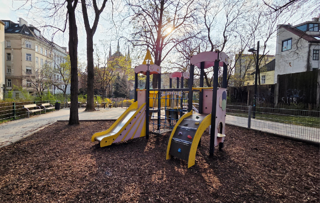 Spielplatz Josef Strauss Park Wien