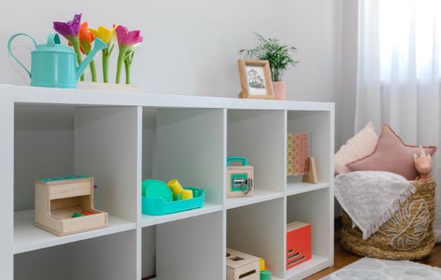 Tipps Toy Rotation Spielzeug Regal organisieren