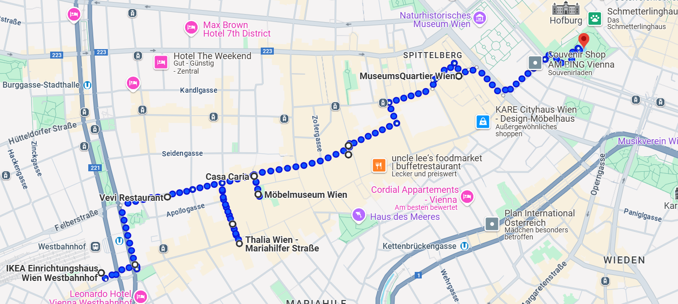 BabymamasWalk Westbahnhof Burggarten